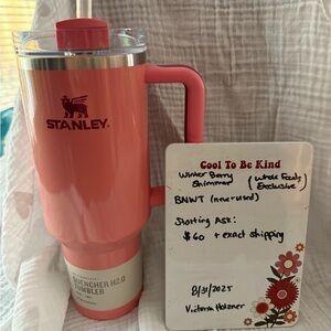 Stanley Winter Berry Shimmer Quencher H2.0 Tumbler